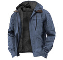 Jaqueta Masculina Para Inverno Fleece com Capuz - (Promoção de Inverno 2025)