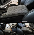 Capa de Couro para Apoio de Braço Automotivo - LeatherArm