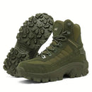 Kit Bota Tática Militar Tarkos Masculina em Couro Legítimo e Nylon + BRINDES: Cinto, Carteira e Relógio Tático